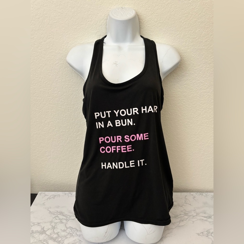 Emme Jordan Workout Tank Top Women’s M Pullover Black Sleeveless Shirt​​